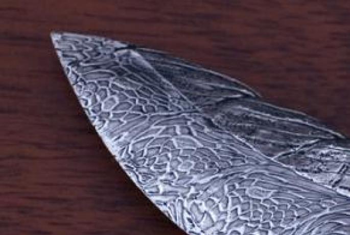 Кованый нож из троса Как сделать нож из троса своими руками